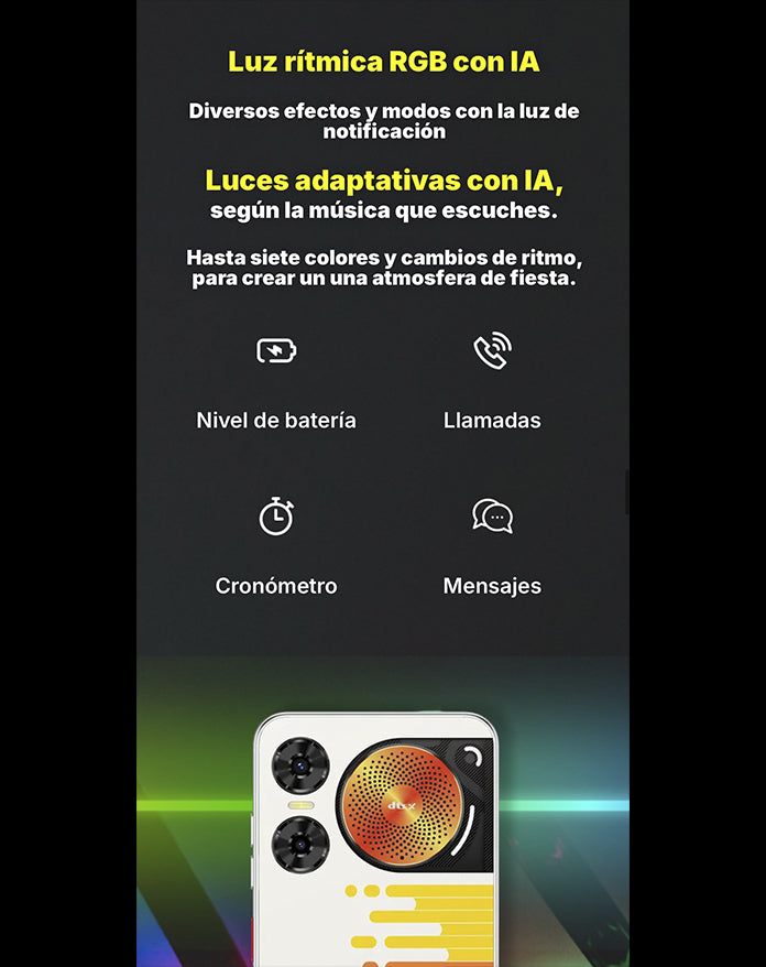 Paquete CELULAR NUBIA MUSIC 2 Edición Especial EL TRI