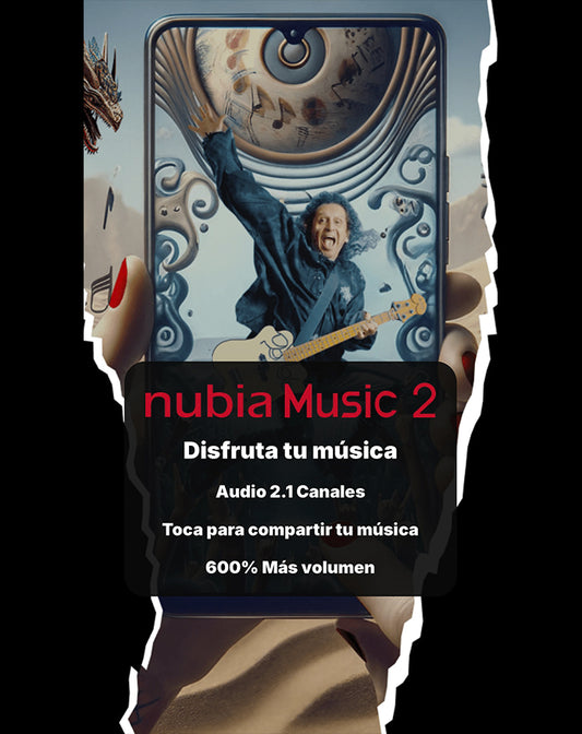 Paquete CELULAR NUBIA MUSIC 2 Edición Especial EL TRI