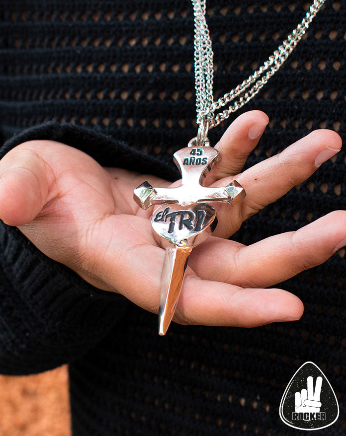 COLLAR EL TRI ESPADA CORAZÓN