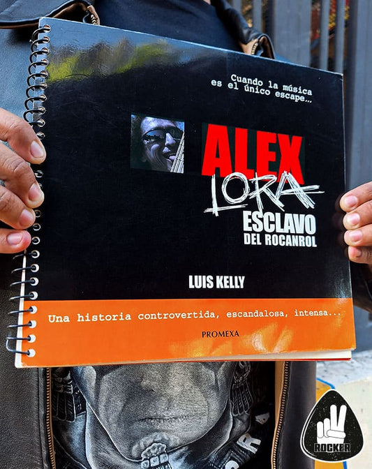 PAQUETE LIBRO ALEX LORA ESCLAVO DEL ROCANROL Y LIBRETA ALEX LORA