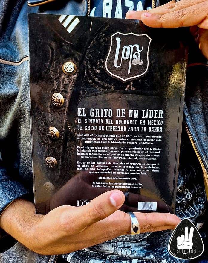 LIBRO QUE VIVA EL ROCANROL Y LIBRETA ALEX LORA