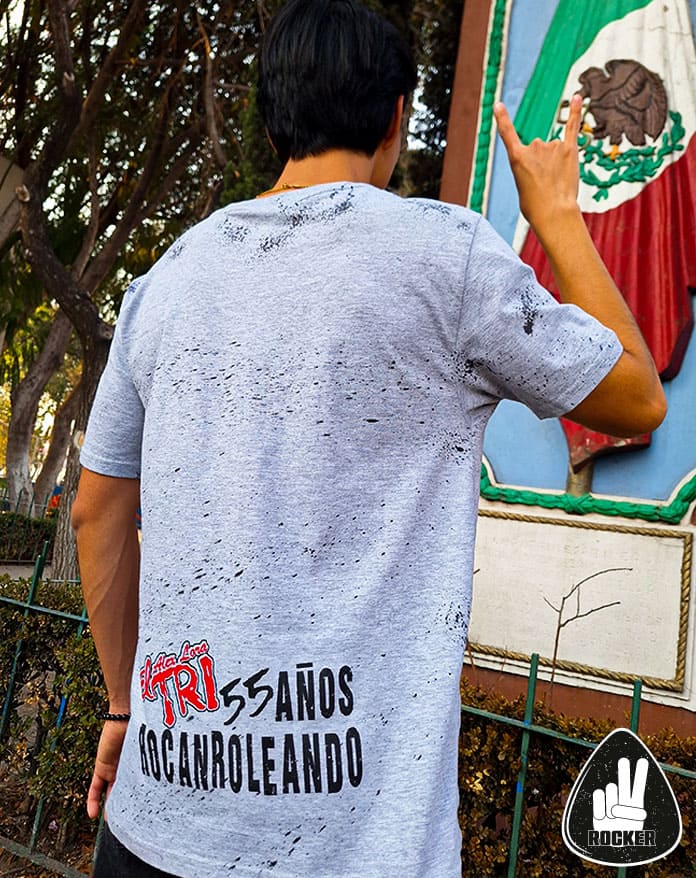 PLAYERA EL TRI ALEX LORA GRIS
