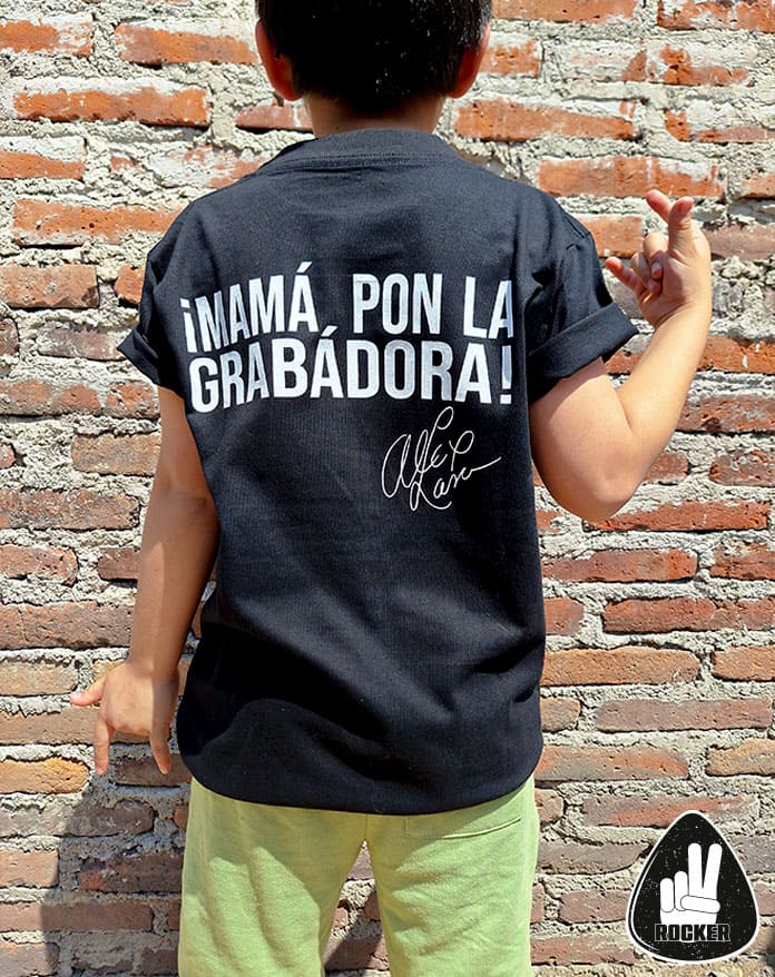 PLAYERA NIÑO EL TRI "MAMÁ PON LA GRABADORA"