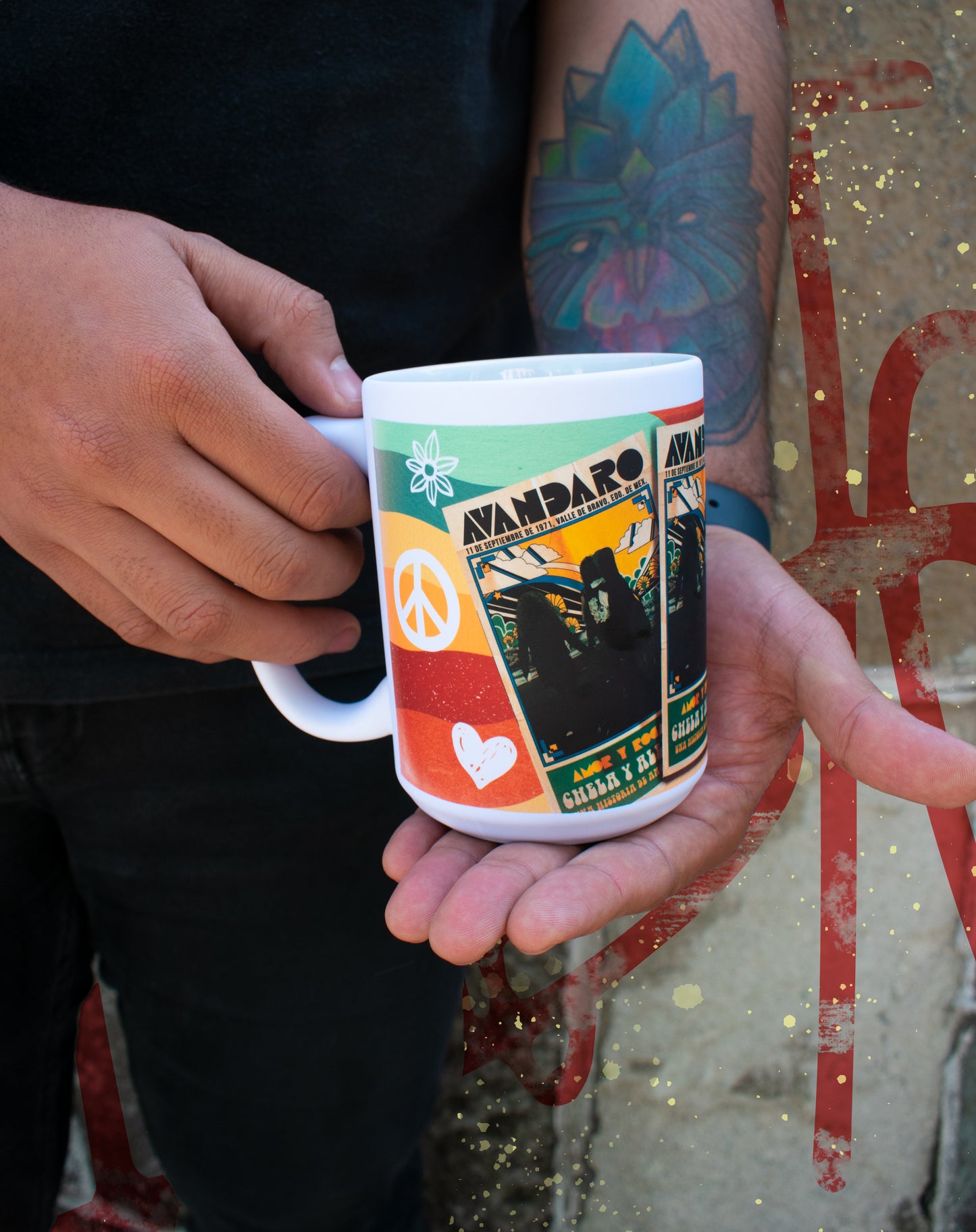 TAZA AVÁNDARO AMOR Y ROCANROL