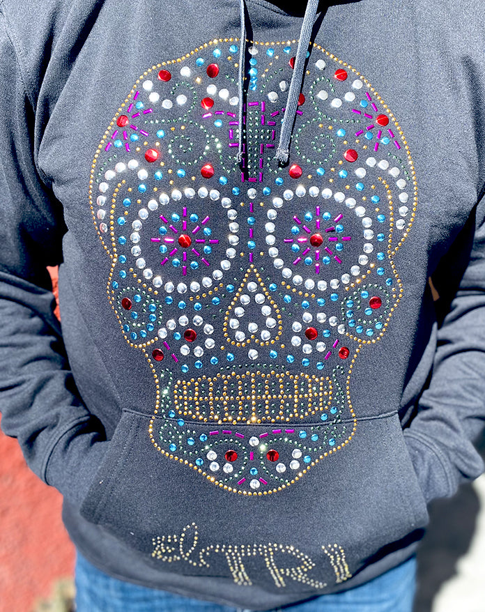 SUDADERA CALAVERA COLORES