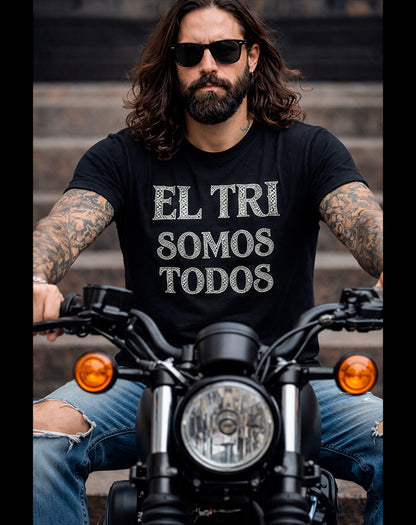 PLAYERA EL TRI SOMOS TODOS Glitters Plata