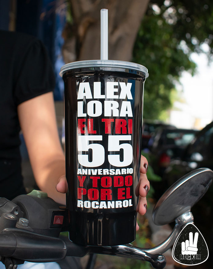 VASO CARTEL ALEX LORA 55 ANIVERSARIO