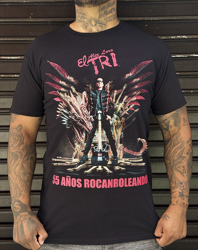 PLAYERA ELTRI 55 AÑOS ROCANROLEANDO