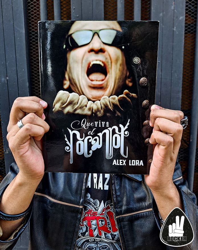 LIBRO QUE VIVA EL ROCANROL Y LIBRETA ALEX LORA
