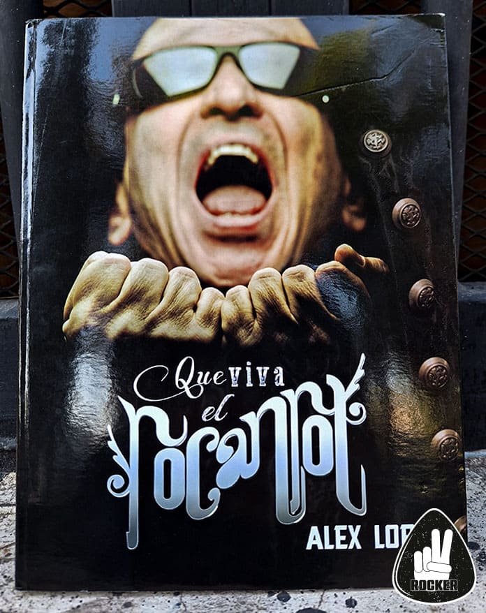 LIBRO QUE VIVA EL ROCANROL Y LIBRETA ALEX LORA