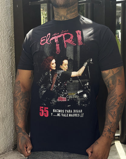 PLAYERA EL TRI 55 NACIMOS PARA RODAR