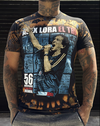 PLAYERA DESLAVADA EL TRI ALEX LORA CIERRE DE GIRA 55 AÑOS...56