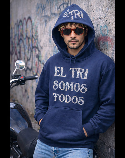SUDADERA EL TRI SOMOS TODOS Glitters Plata