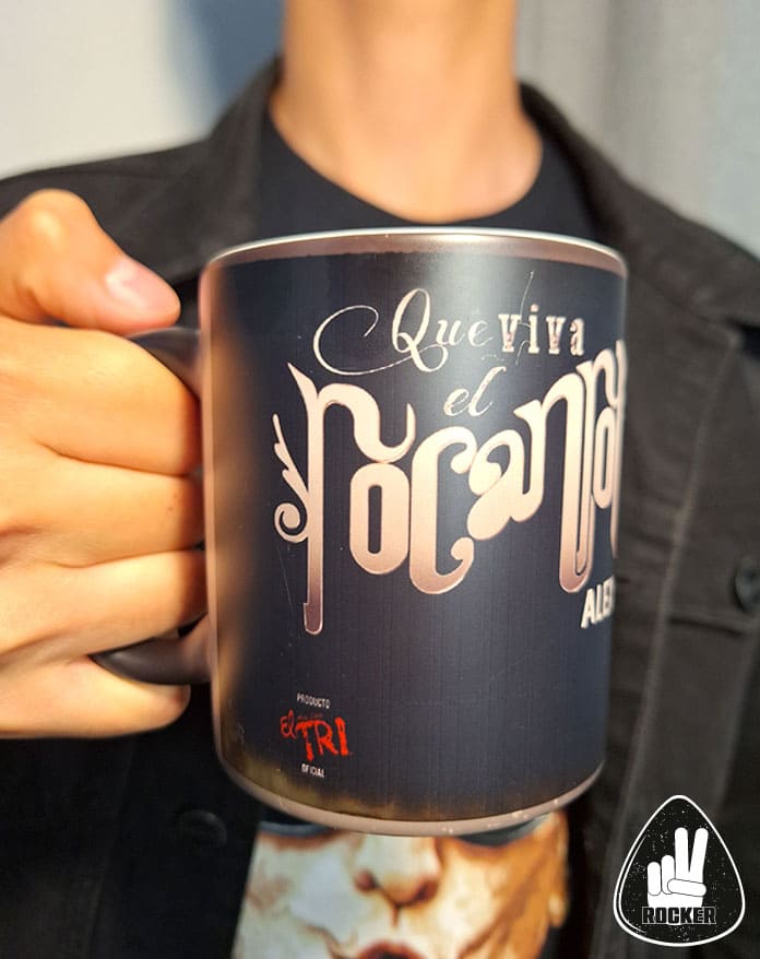 TAZA MÁGICA EL TRI ALEX LORA PORTADA LIBRO QUE VIVA EL ROCANROL