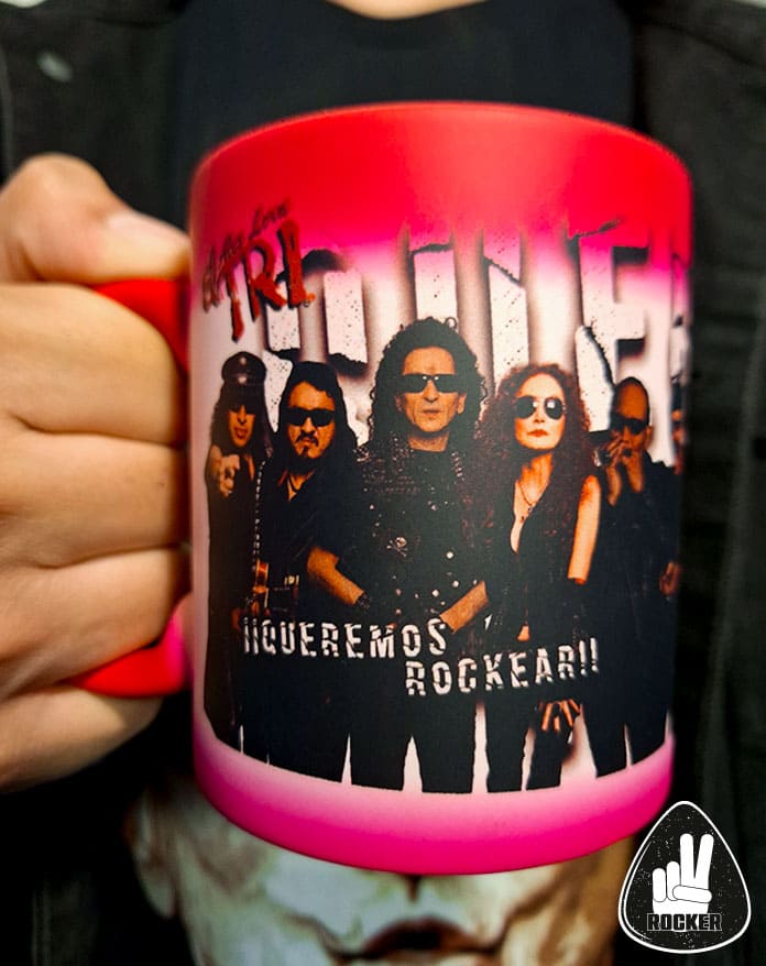 TAZA MÁGICA EL TRI QUEREMOS ROCKEAR 2020 ROJA