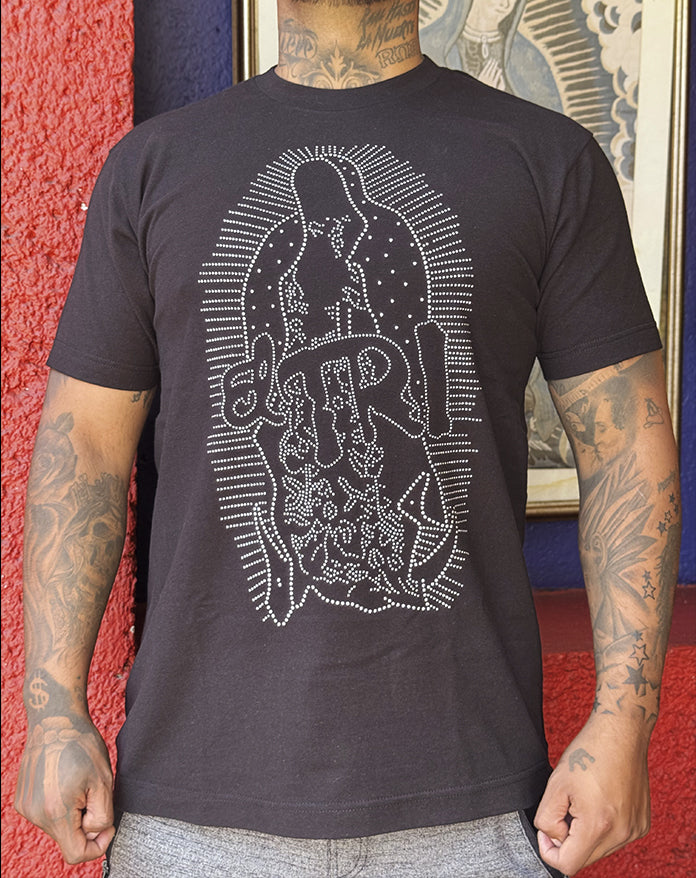PLAYERA LA VIRGEN PLATA