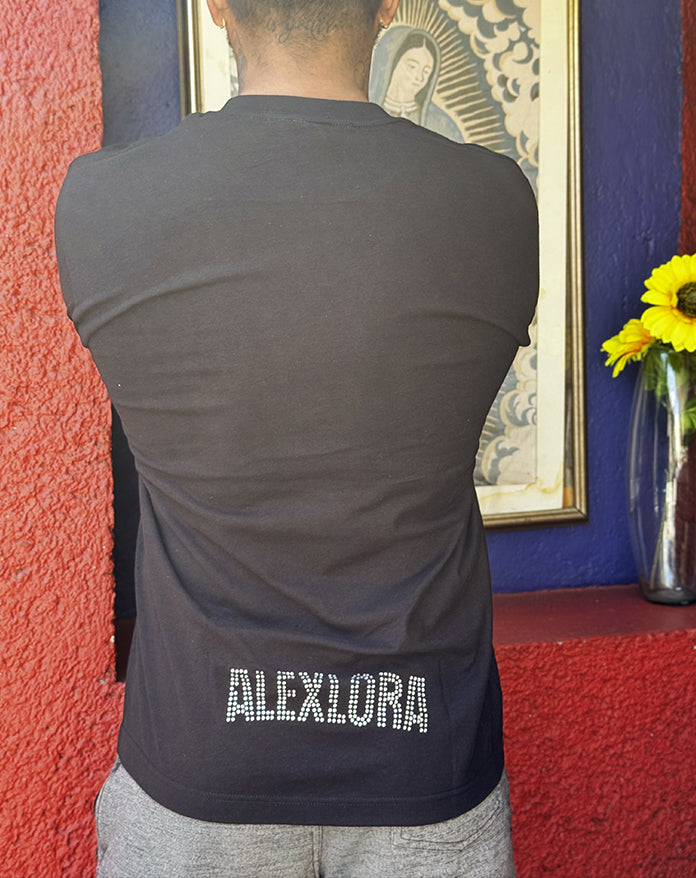 PLAYERA LA VIRGEN PLATA